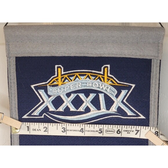 New England Patriots Super Bowl XXXIX Champions Winning Streak Banner - Picture 10 of 10